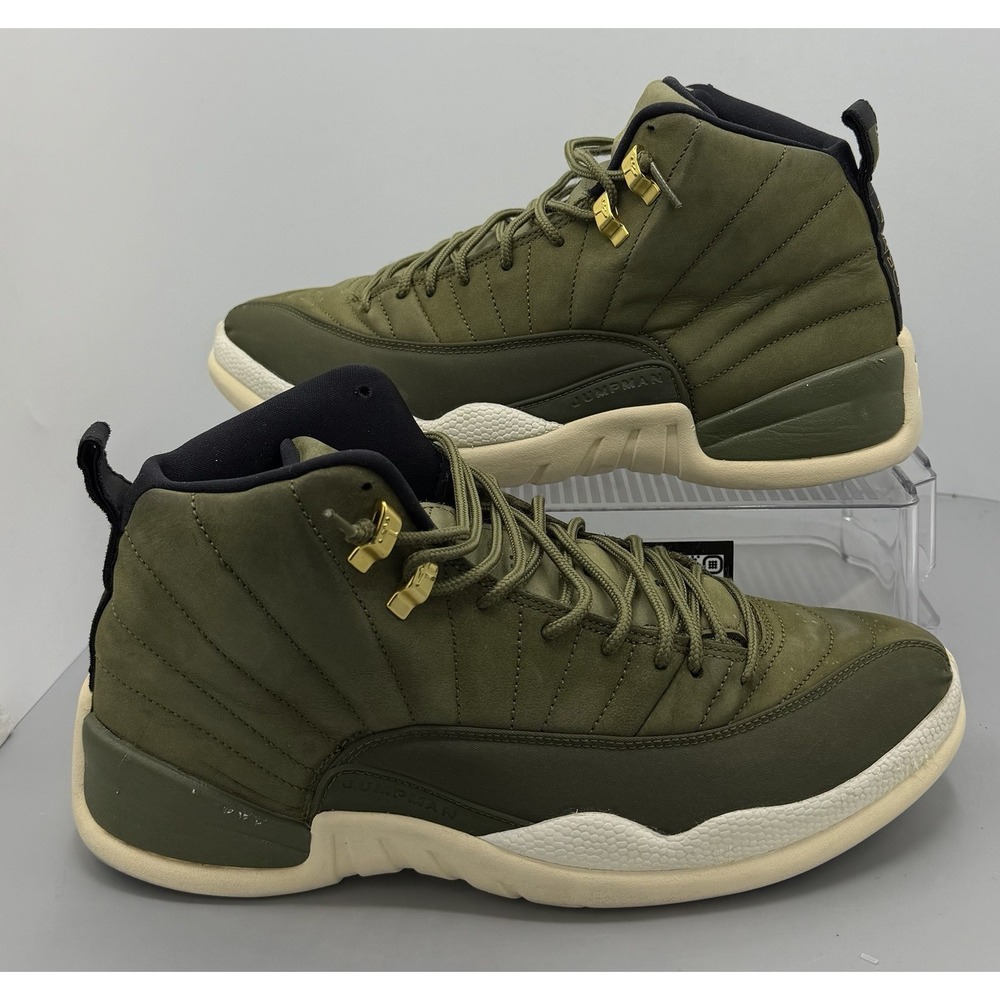 Air Jordan 12 CP3 Class of 2003 Olive Retro Mens Sneakers 130690-301 Size 11.5